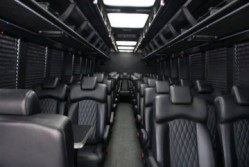 luxury interior minibus rental